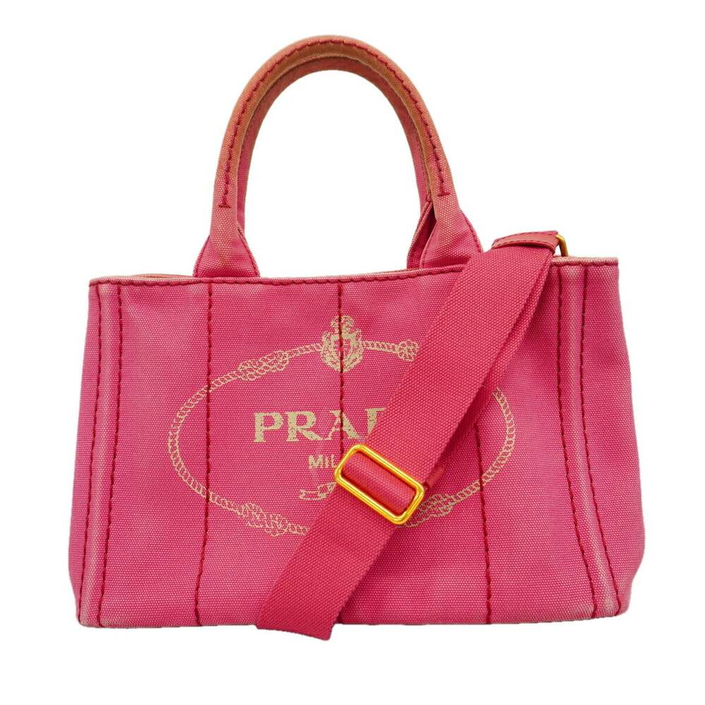 Prada Canapa Convertible Tote Canvas #326125P64B